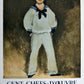 Portrait of Henry Bernstein - Cent Chefs-d'Œuvre de L'Art Français (after) Edouard Manet, 1961 - Mourlot Editions - Fine_Art - Poster - Lithograph - Wall Art - Vintage - Prints - Original