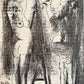 The Artist and his Model II by Pablo Picasso - Mourlot Editions - Fine_Art - Poster - Lithograph - Wall Art - Vintage - Prints - Original