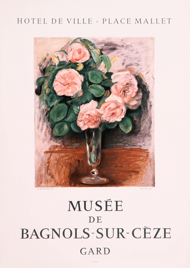 Musée De Bagnole-Sur-Cèze (after) Pierre-Auguste Renoir - Mourlot Editions - Fine_Art - Poster - Lithograph - Wall Art - Vintage - Prints - Original
