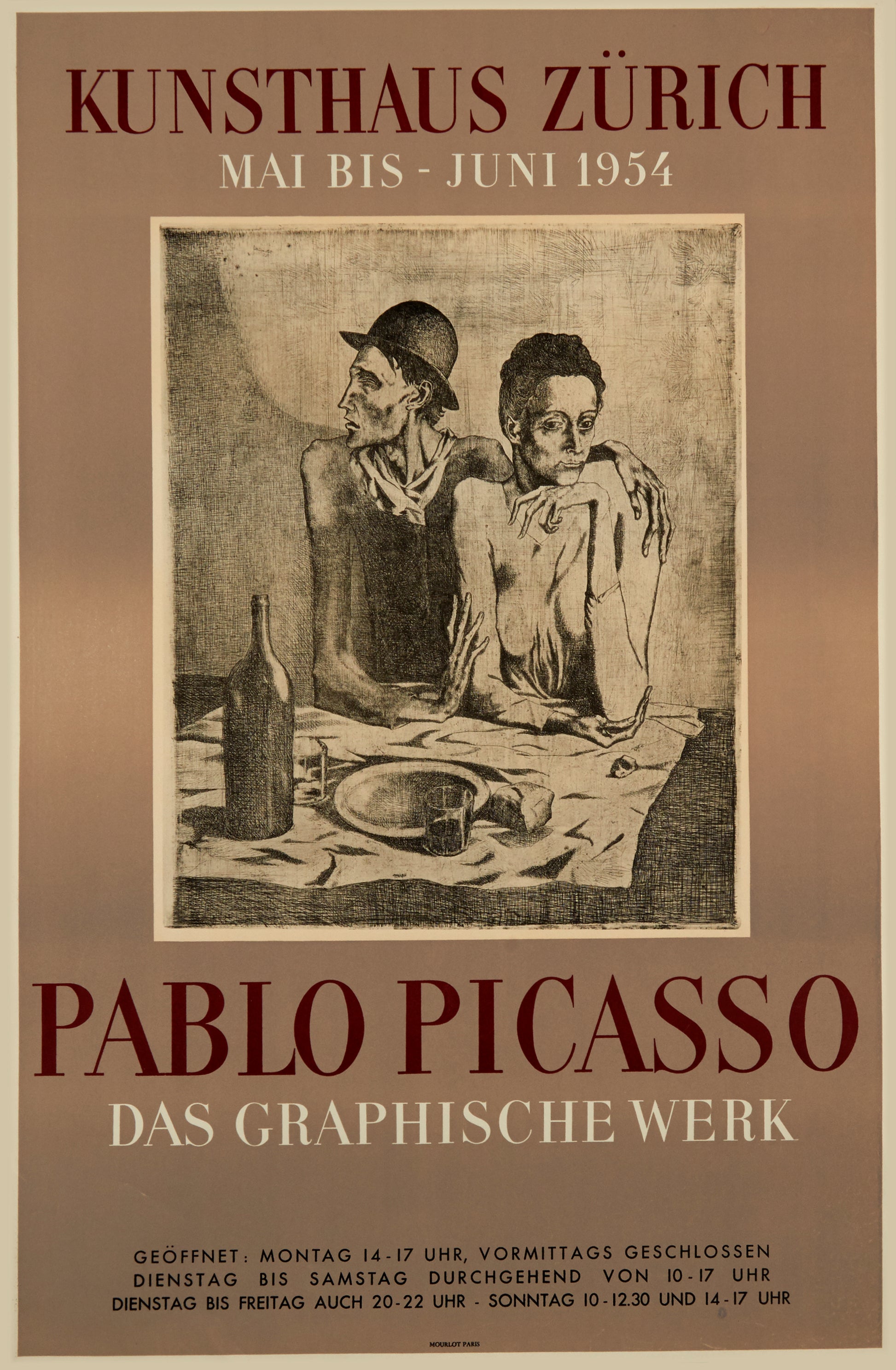 Kunsthaus Zurich by Pablo Picasso - Mourlot Editions - Fine_Art - Poster - Lithograph - Wall Art - Vintage - Prints - Original
