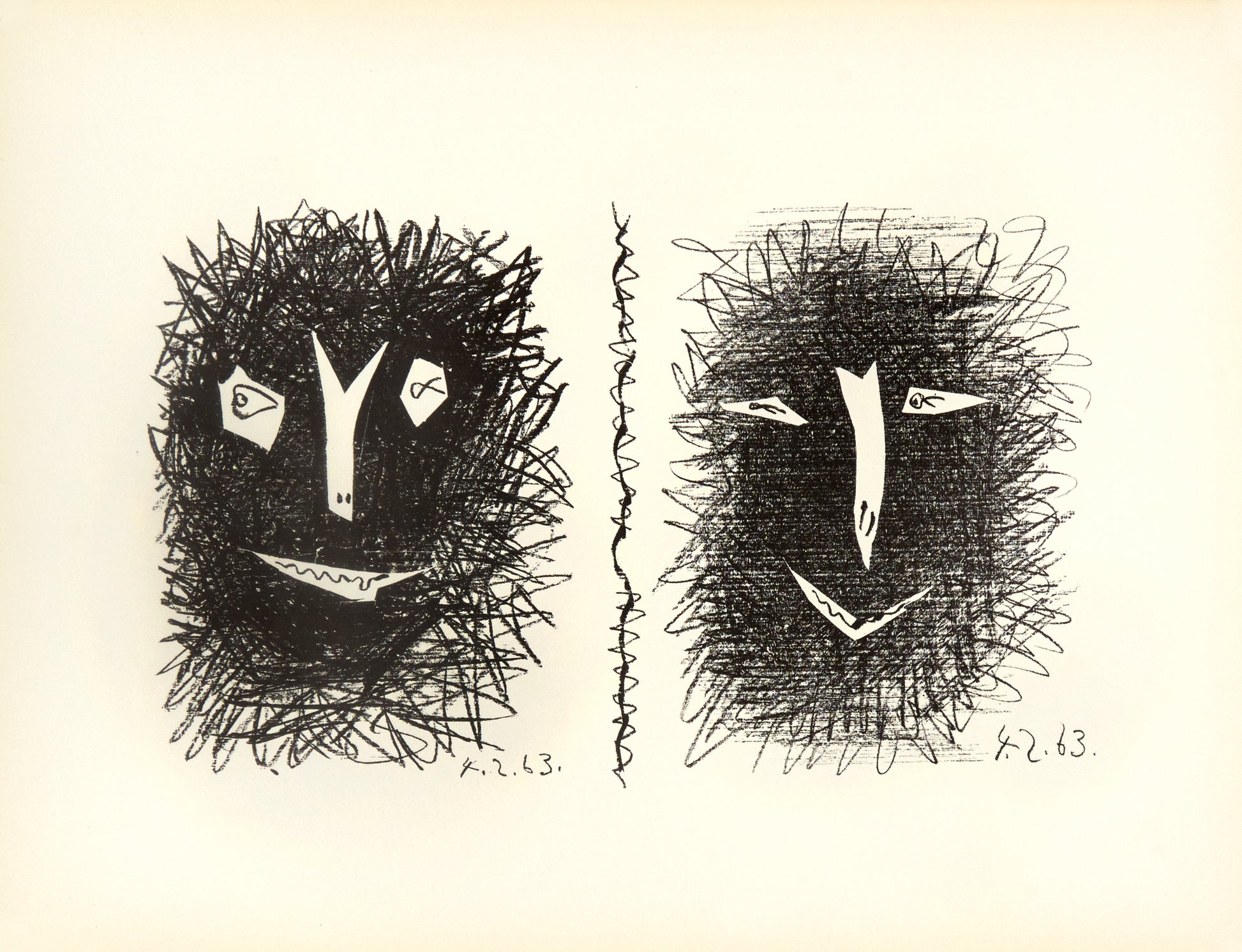 Mourlot Cover IV by Pablo Picasso - Mourlot Editions - Fine_Art - Poster - Lithograph - Wall Art - Vintage - Prints - Original