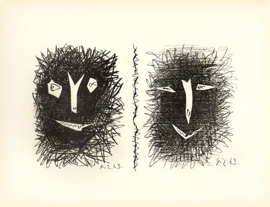 Mourlot Cover IV by Pablo Picasso - Mourlot Editions - Fine_Art - Poster - Lithograph - Wall Art - Vintage - Prints - Original