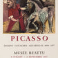 Musee Reattu -  Dessins, Gouaches, Aquarelles (after) Pablo Picasso, 1957 - Mourlot Editions - Fine_Art - Poster - Lithograph - Wall Art - Vintage - Prints - Original