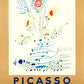 "Bonne Fête Monsieur Picasso" - The UCLA Art Galleries by Pablo Picasso, 1961 - Mourlot Editions - Fine_Art - Poster - Lithograph - Wall Art - Vintage - Prints - Original