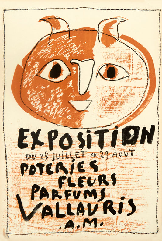 Third Vallauris Poster by Pablo Picasso - Mourlot Editions - Fine_Art - Poster - Lithograph - Wall Art - Vintage - Prints - Original