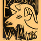 Vallauris (Beige) by Pablo Picasso - Mourlot Editions - Fine_Art - Poster - Lithograph - Wall Art - Vintage - Prints - Original