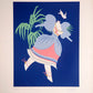 Angel More - Mother of Us All portfolio by Robert Indiana, 1977 - Mourlot Editions - Fine_Art - Poster - Lithograph - Wall Art - Vintage - Prints - Original