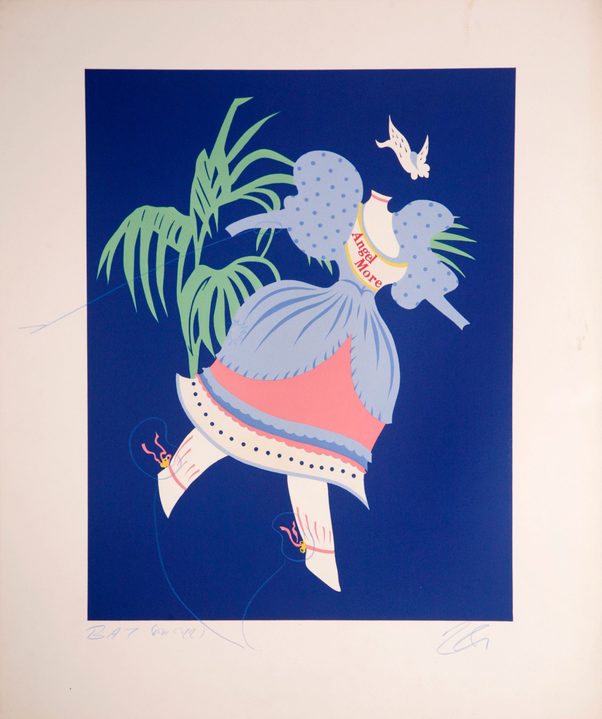 Angel More - Mother of Us All portfolio by Robert Indiana, 1977 - Mourlot Editions - Fine_Art - Poster - Lithograph - Wall Art - Vintage - Prints - Original