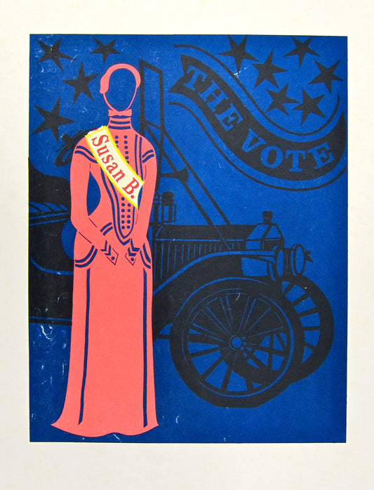 Susan B. Anthony - Mother of Us All portfolio by Robert Indiana, 1977 - Mourlot Editions - Fine_Art - Poster - Lithograph - Wall Art - Vintage - Prints - Original