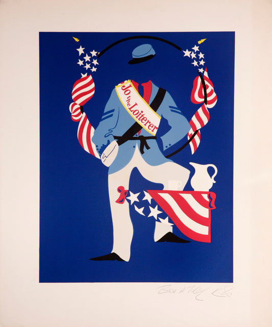 Jo the Loiterer - Mother of Us All portfolio by Robert Indiana, 1977 - Mourlot Editions - Fine_Art - Poster - Lithograph - Wall Art - Vintage - Prints - Original