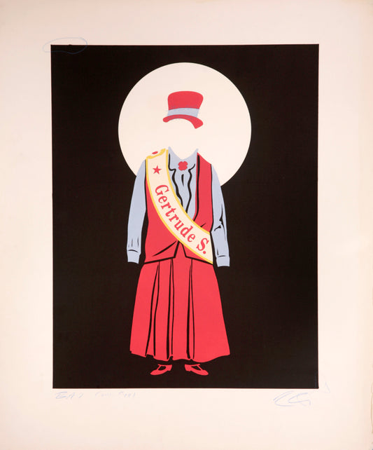 Gertrude S. - Mother of Us All portfolio by Robert Indiana, 1977 - Mourlot Editions - Fine_Art - Poster - Lithograph - Wall Art - Vintage - Prints - Original