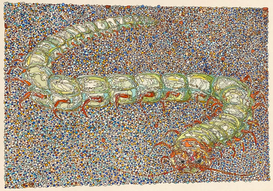 Millipede Reeves by Richard Lilley - Mourlot Editions - Fine_Art - Poster - Lithograph - Wall Art - Vintage - Prints - Original