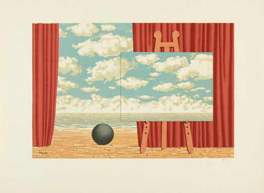 La Belle Captive by René Magritte - Mourlot Editions - Fine_Art - Poster - Lithograph - Wall Art - Vintage - Prints - Original