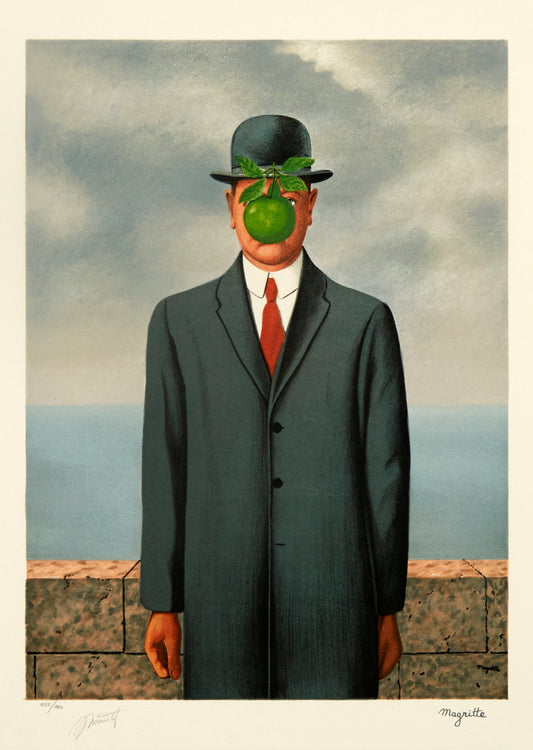 Le Fils de l’Homme (Son of Man) by René Magritte - Mourlot Editions - Fine_Art - Poster - Lithograph - Wall Art - Vintage - Prints - Original