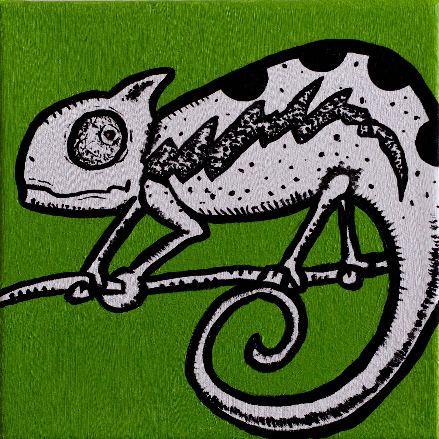 Iguana/Camaleon by Richard Lilley - Mourlot Editions - Fine_Art - Poster - Lithograph - Wall Art - Vintage - Prints - Original