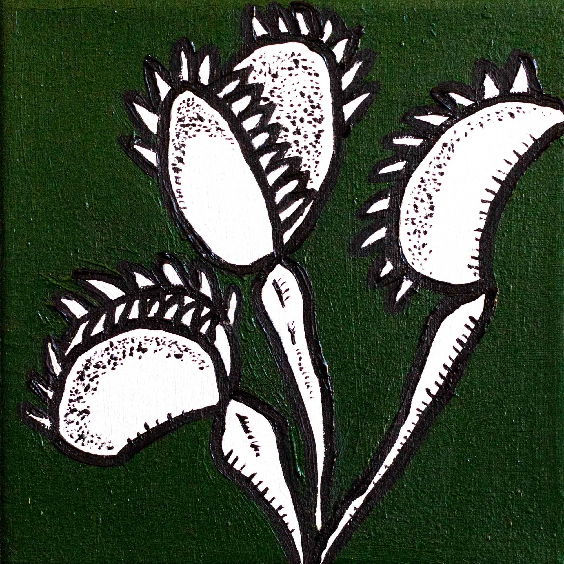 Venus Fly Trap by Richard Lilley - Mourlot Editions - Fine_Art - Poster - Lithograph - Wall Art - Vintage - Prints - Original
