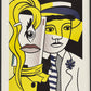 Leo Castelli by Roy Lichtenstein (Framed) - Mourlot Editions - Fine_Art - Poster - Lithograph - Wall Art - Vintage - Prints - Original