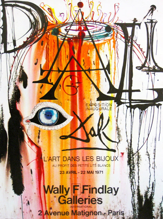 "L'Art Dans Les Bijoux"(after) Salvador Dali, 1971 - Mourlot Editions - Fine_Art - Poster - Lithograph - Wall Art - Vintage - Prints - Original