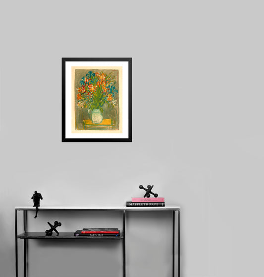 Bouquet by André Cottavoz - Mourlot Editions - Fine_Art - Poster - Lithograph - Wall Art - Vintage - Prints - Original