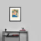 Woman Holding White Fan by Marie Laurencin - Mourlot Editions - Fine_Art - Poster - Lithograph - Wall Art - Vintage - Prints - Original