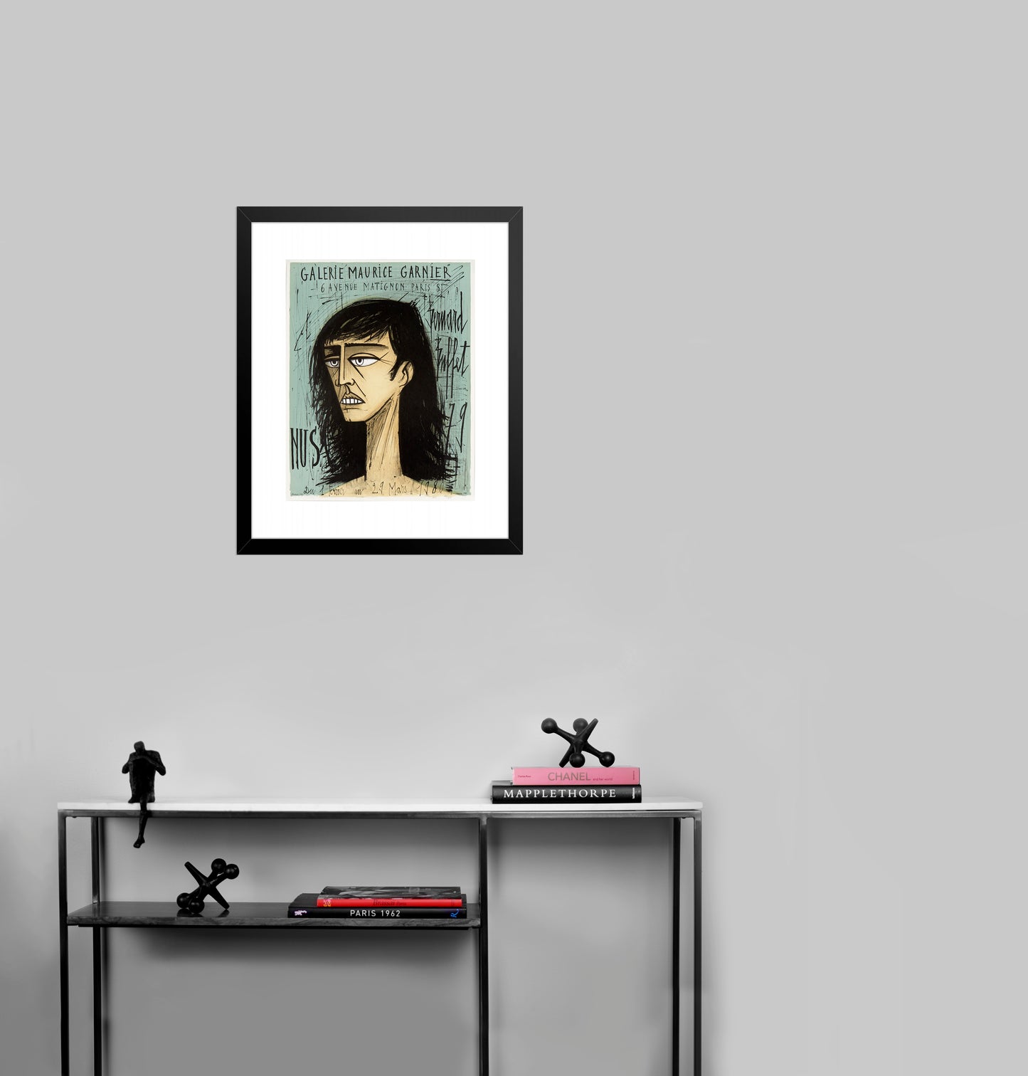 Téte de Femme, Affiche by Bernard Buffet, 1980 - Mourlot Editions - Fine_Art - Poster - Lithograph - Wall Art - Vintage - Prints - Original