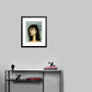 Tête de Femme by Bernard Buffet (Before text), 1980 - Mourlot Editions - Fine_Art - Poster - Lithograph - Wall Art - Vintage - Prints - Original