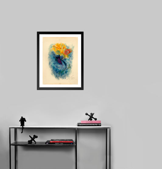 X From Visions of the Bible by Elijah Reuven-Rubin - Mourlot Editions - Fine_Art - Poster - Lithograph - Wall Art - Vintage - Prints - Original