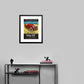 L'Automobile by Bernard Buffet, 1985 - Mourlot Editions - Fine_Art - Poster - Lithograph - Wall Art - Vintage - Prints - Original