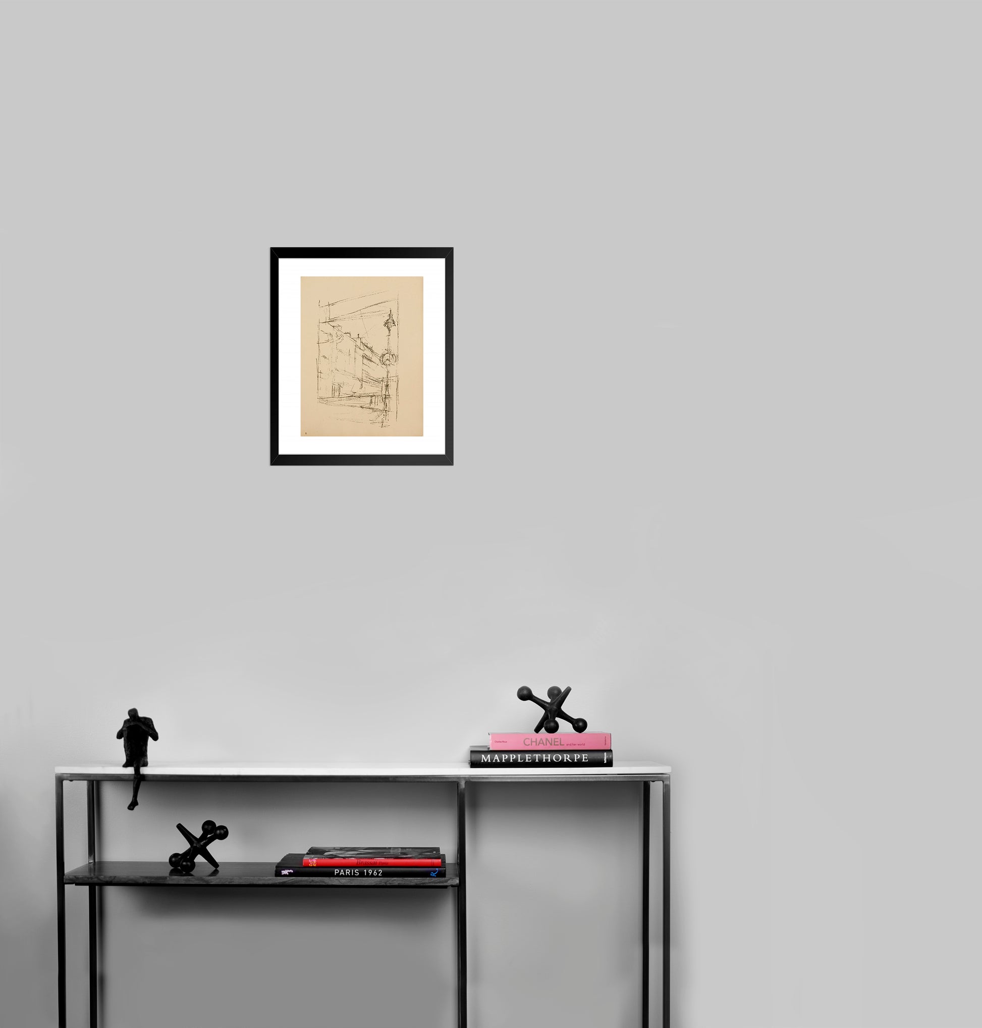 From the Portfolio "Paris sans fin" by Alberto Giacometti - Mourlot Editions - Fine_Art - Poster - Lithograph - Wall Art - Vintage - Prints - Original