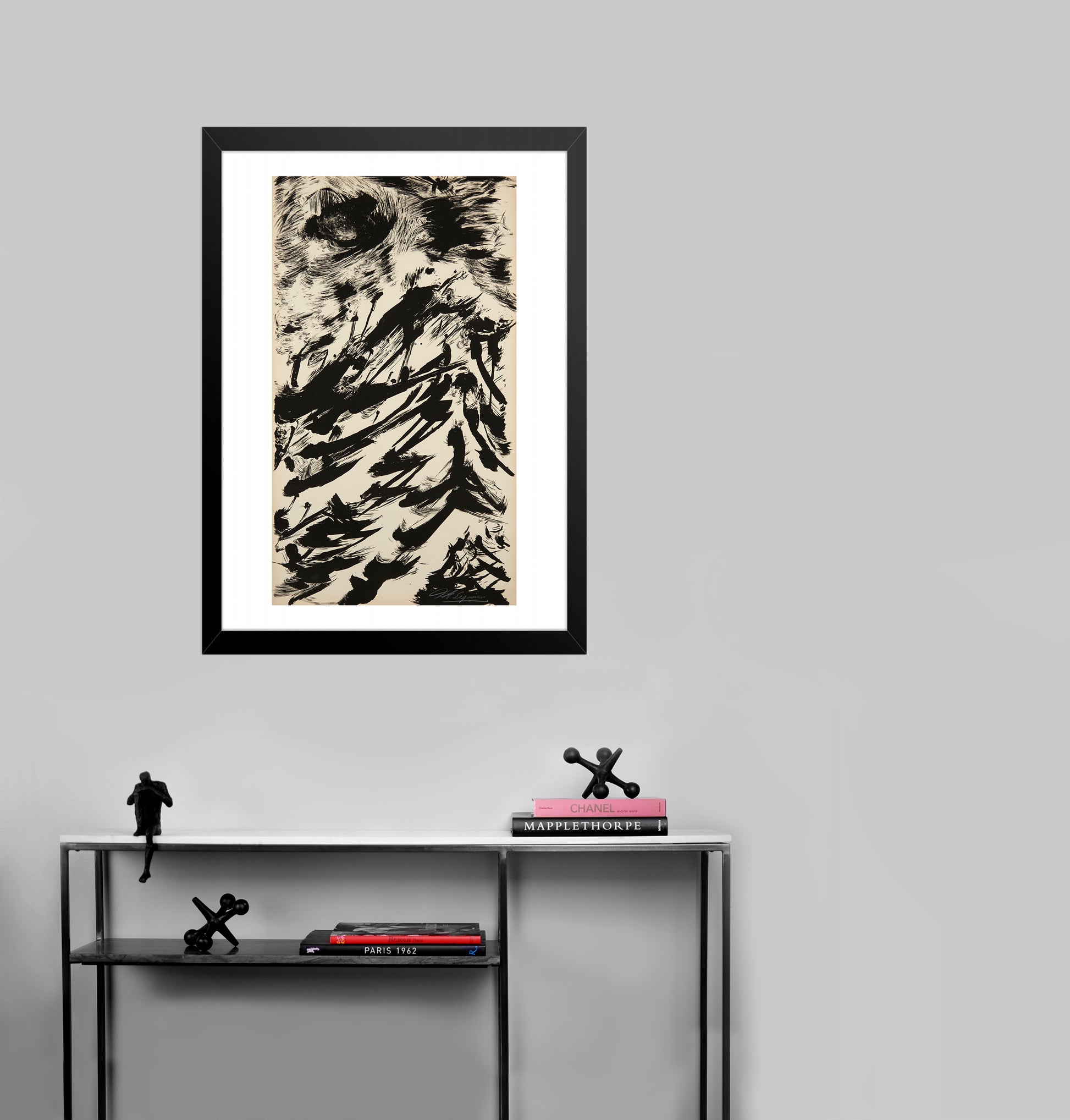 Plate 4 from the Portfolio “Pablo Neruda, Poems from Canto General" illustrations by David Alfaro Siqueiros - Mourlot Editions - Fine_Art - Poster - Lithograph - Wall Art - Vintage - Prints - Original