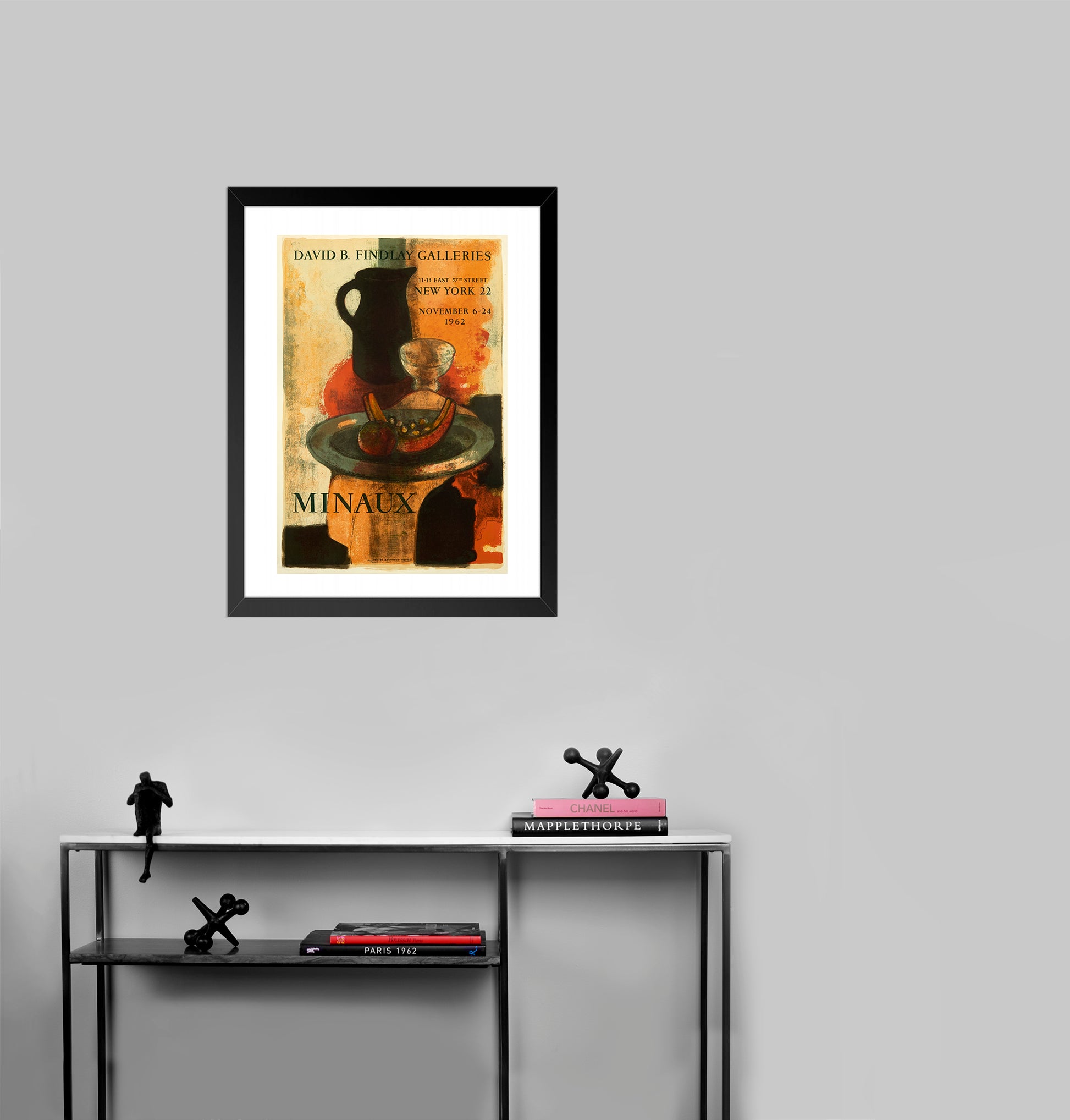 David B. Findlay Galleries by André Minaux - Mourlot Editions - Fine_Art - Poster - Lithograph - Wall Art - Vintage - Prints - Original