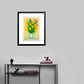 Tulipes Jaunes, Hommage a Fernand Mourlot by André Cottavoz, 1989 - Mourlot Editions - Fine_Art - Poster - Lithograph - Wall Art - Vintage - Prints - Original