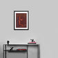 Galerie Pont des Arts Poteries (red) by Jean Cocteau - Mourlot Editions - Fine_Art - Poster - Lithograph - Wall Art - Vintage - Prints - Original