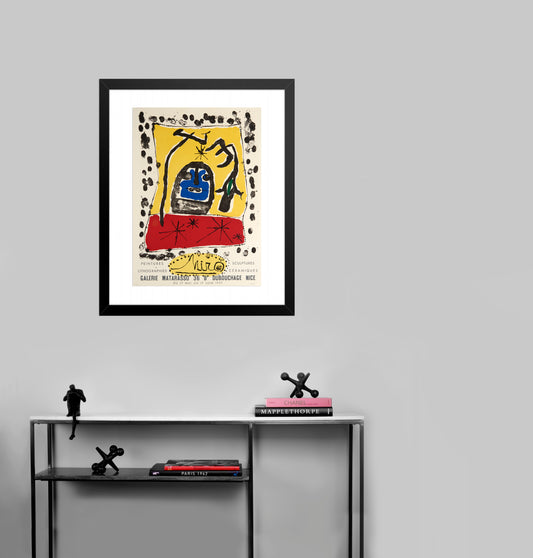 Galerie Matarasso by Joan Miro, 1957 - Mourlot Editions - Fine_Art - Poster - Lithograph - Wall Art - Vintage - Prints - Original