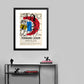 Les Deux Amoureux - Musee de Lyon by Fernand Leger, 1955 - Mourlot Editions - Fine_Art - Poster - Lithograph - Wall Art - Vintage - Prints - Original