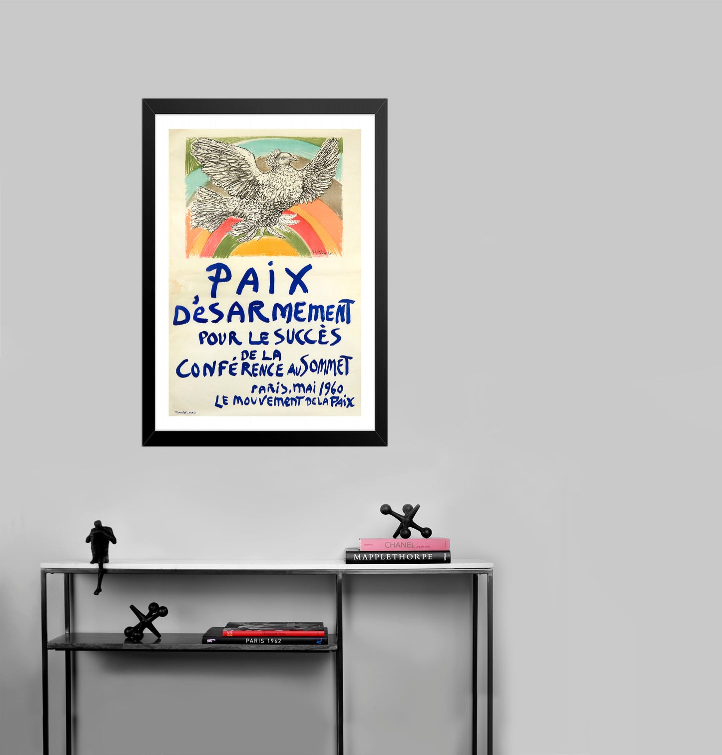 Paix Désarmement pour le Succès de la Conférence au Sommet (after) Pablo Picasso, 1960 - Mourlot Editions - Fine_Art - Poster - Lithograph - Wall Art - Vintage - Prints - Original