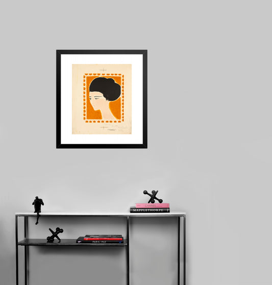 Tete d'or by André Brasilier, 1972 - Mourlot Editions - Fine_Art - Poster - Lithograph - Wall Art - Vintage - Prints - Original
