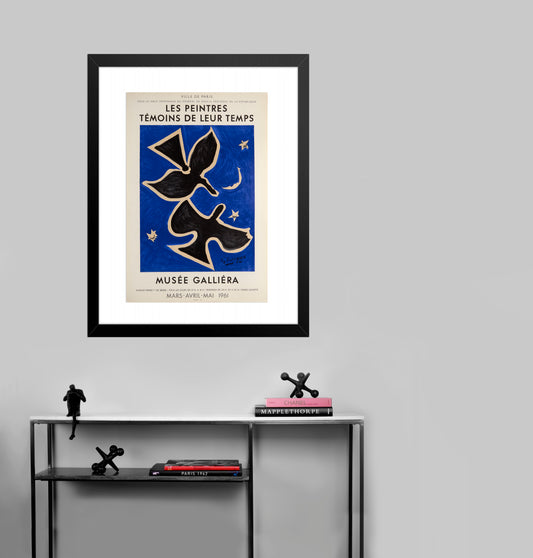 Les Peintres Temoins de leur Temps, Musee Galliera by Georges Braque, 1961 - Mourlot Editions - Fine_Art - Poster - Lithograph - Wall Art - Vintage - Prints - Original