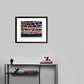 La Ronde des Chevaux de Cirque (orange) by André Brasilier, 1970 - Mourlot Editions - Fine_Art - Poster - Lithograph - Wall Art - Vintage - Prints - Original