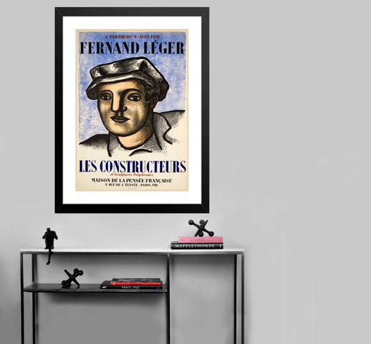 Les Constructeurs by Fernand Leger - Mourlot Editions - Fine_Art - Poster - Lithograph - Wall Art - Vintage - Prints - Original