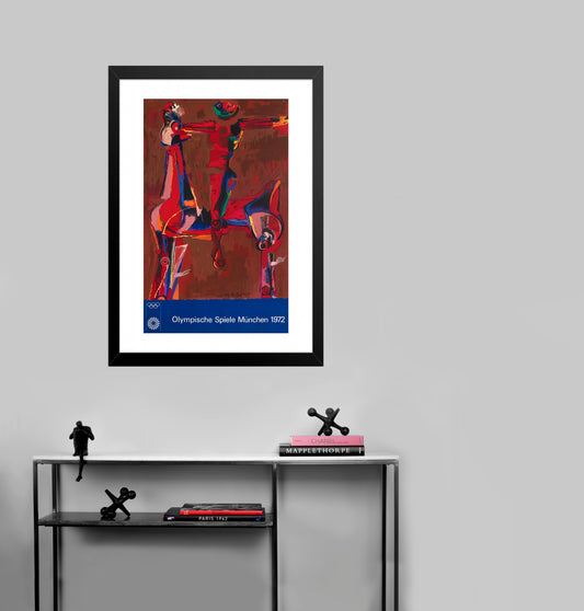 Edition Olympia - Olympische Spiele Munchen by Marino Marini, 1972 - Mourlot Editions - Fine_Art - Poster - Lithograph - Wall Art - Vintage - Prints - Original