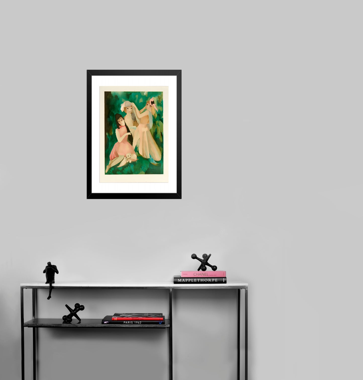 "Au Parc" (after) Marie Laurencin, 1987 - Mourlot Editions - Fine_Art - Poster - Lithograph - Wall Art - Vintage - Prints - Original