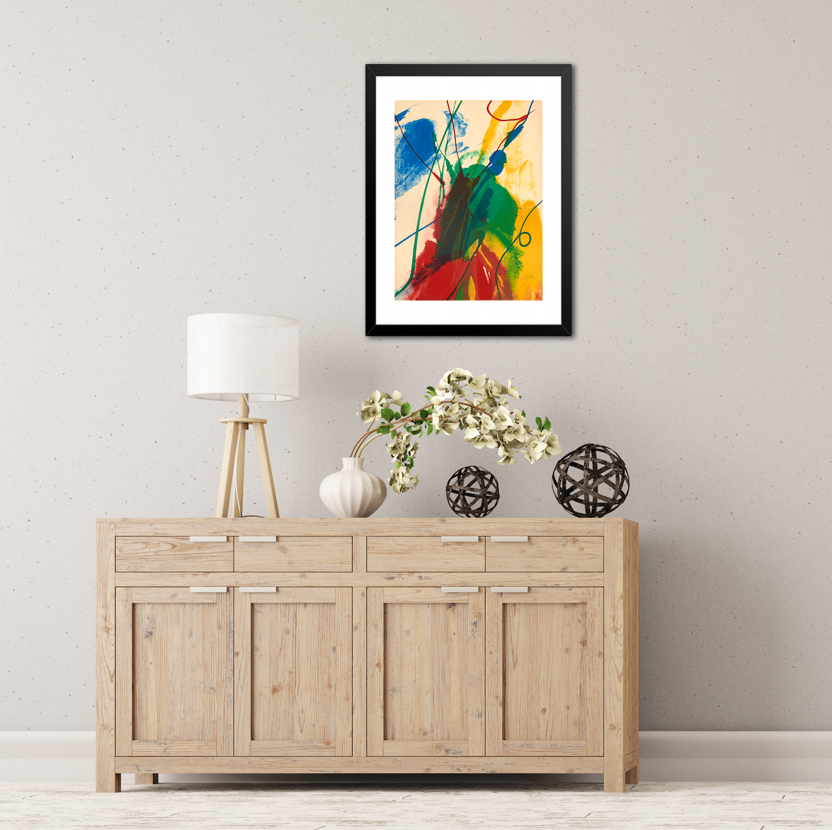 Atelier Mourlot (before lettering) by Paul Jenkins - Mourlot Editions - Fine_Art - Poster - Lithograph - Wall Art - Vintage - Prints - Original