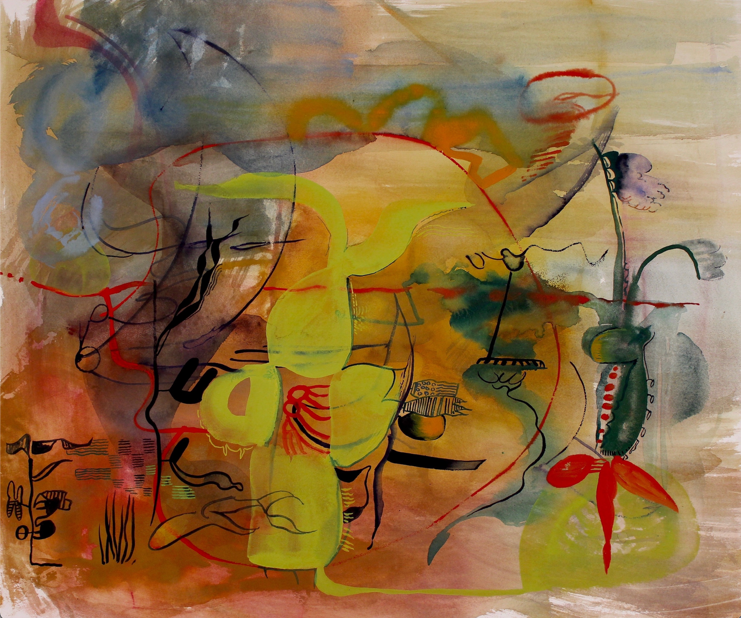 Untiled - Yellow  by Robert Salmieri