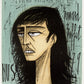 Téte de Femme, Affiche by Bernard Buffet, 1980 - Mourlot Editions - Fine_Art - Poster - Lithograph - Wall Art - Vintage - Prints - Original