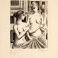 The Speech by Paul Delvaux, 1975 - Mourlot Editions - Fine_Art - Poster - Lithograph - Wall Art - Vintage - Prints - Original