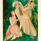 "Au Parc" (after) Marie Laurencin, 1987 - Mourlot Editions - Fine_Art - Poster - Lithograph - Wall Art - Vintage - Prints - Original
