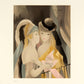 "Le Baiser" (after) Marie Laurencin, 1988 - Mourlot Editions - Fine_Art - Poster - Lithograph - Wall Art - Vintage - Prints - Original