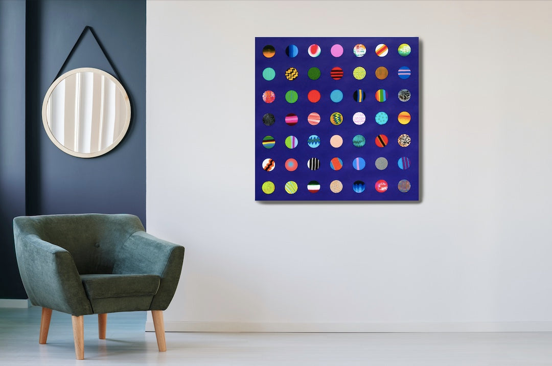 Circles by Vuk Vuckovic - Mourlot Editions - Fine_Art - Poster - Lithograph - Wall Art - Vintage - Prints - Original