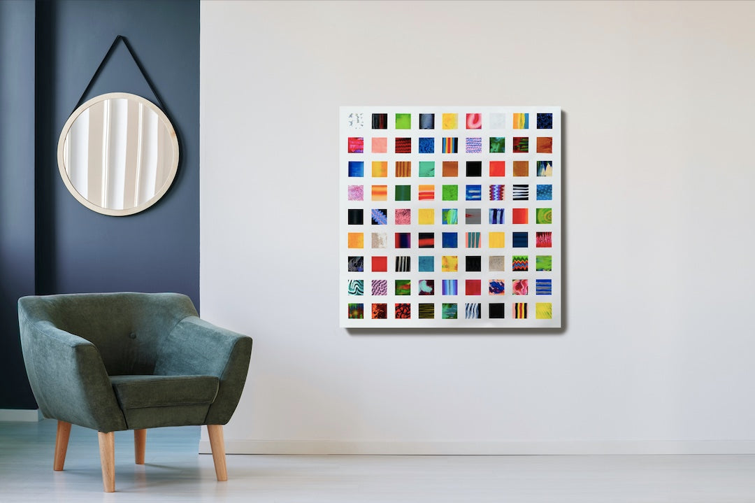 Squares by Vuk Vuckovic, 2021 - Mourlot Editions - Fine_Art - Poster - Lithograph - Wall Art - Vintage - Prints - Original